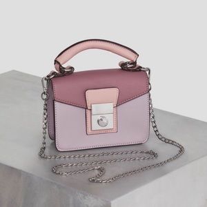 BCBG RAPHAELA CROSSBODY BAG, LAVENDER ROSE BLUSH